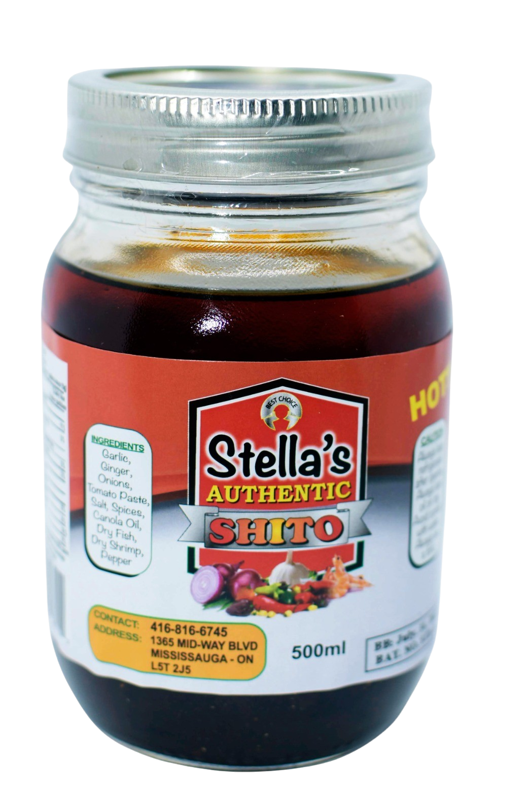 Stella's Authentic Shito 500ml jar